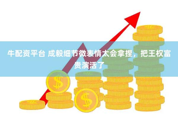 牛配资平台 成毅细节微表情太会拿捏，把王权富贵演活了