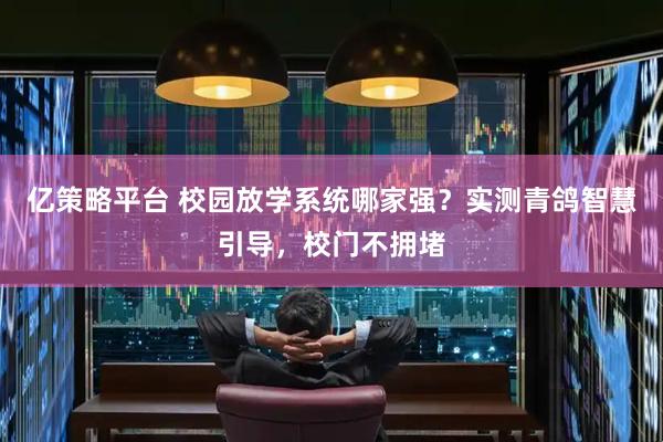 亿策略平台 校园放学系统哪家强？实测青鸽智慧引导，校门不拥堵